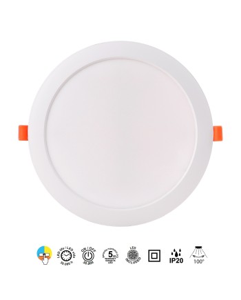 EILAT * EMPOTRABLE LED CCT 18W BLANCO